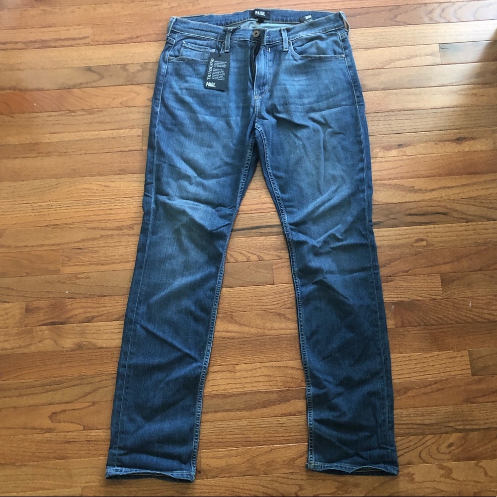 NWT Paige Federal Slim Straight Jeans